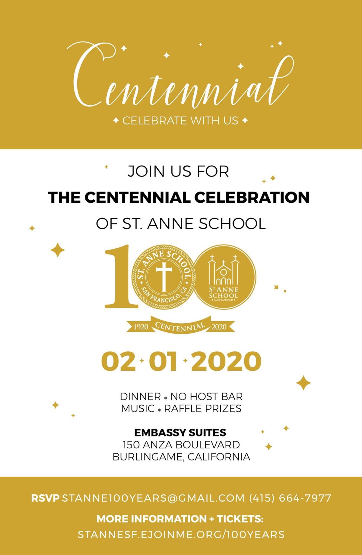 St. Anne School Centennial Gala: Buy Tickets Now