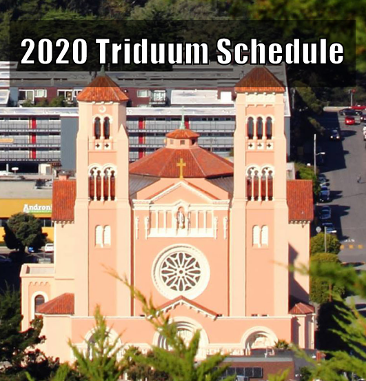 2020 Triduum Schedule