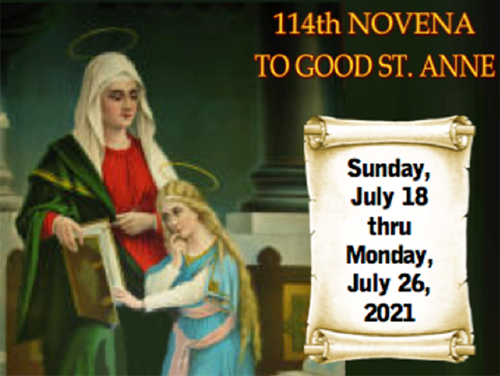 114th Novena to Good St. Anne