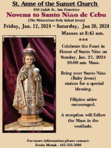 Santo Niño flyer